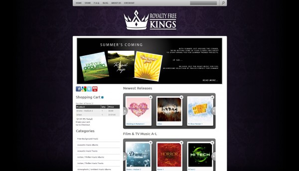 royalty digital goods website